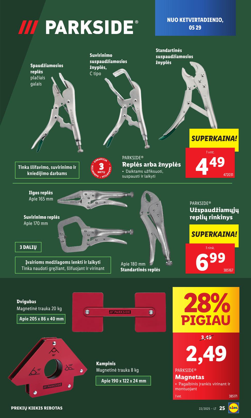 LIDL ne maisto prekių leidinys 2025.05.26 - 2025.06.01