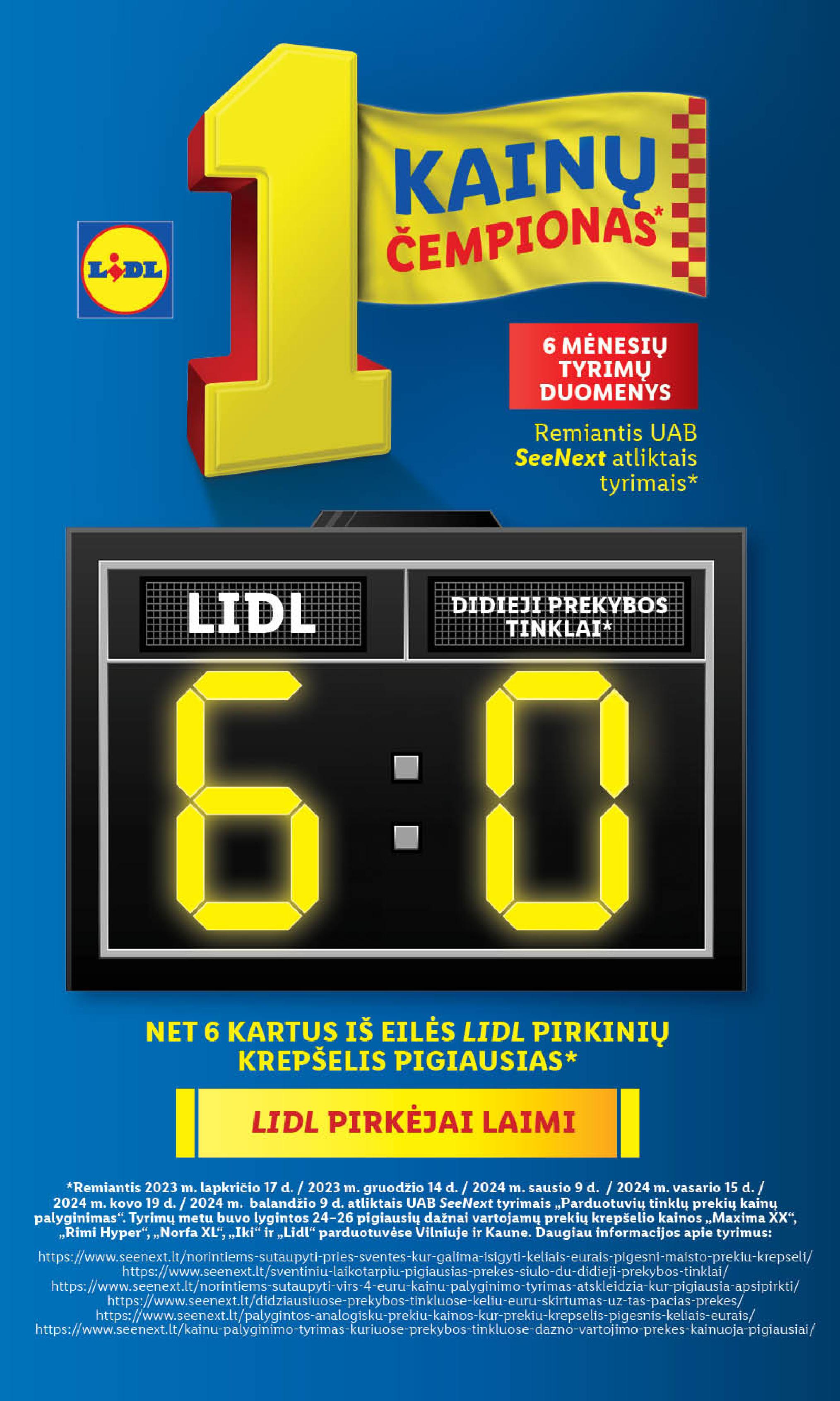 Naujausias LIDL kaininis katalogas 2024.04.29 - 2024.05.05