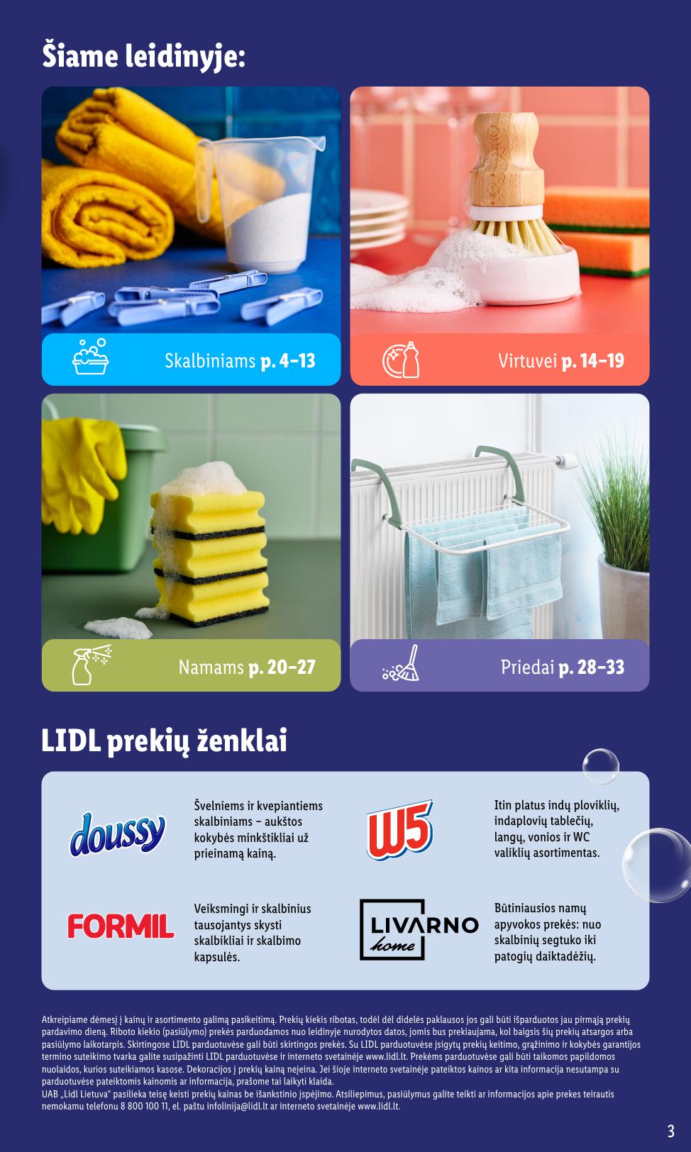 LIDL katalogas "Švaros festivalis" galioja nuo kovo 3
