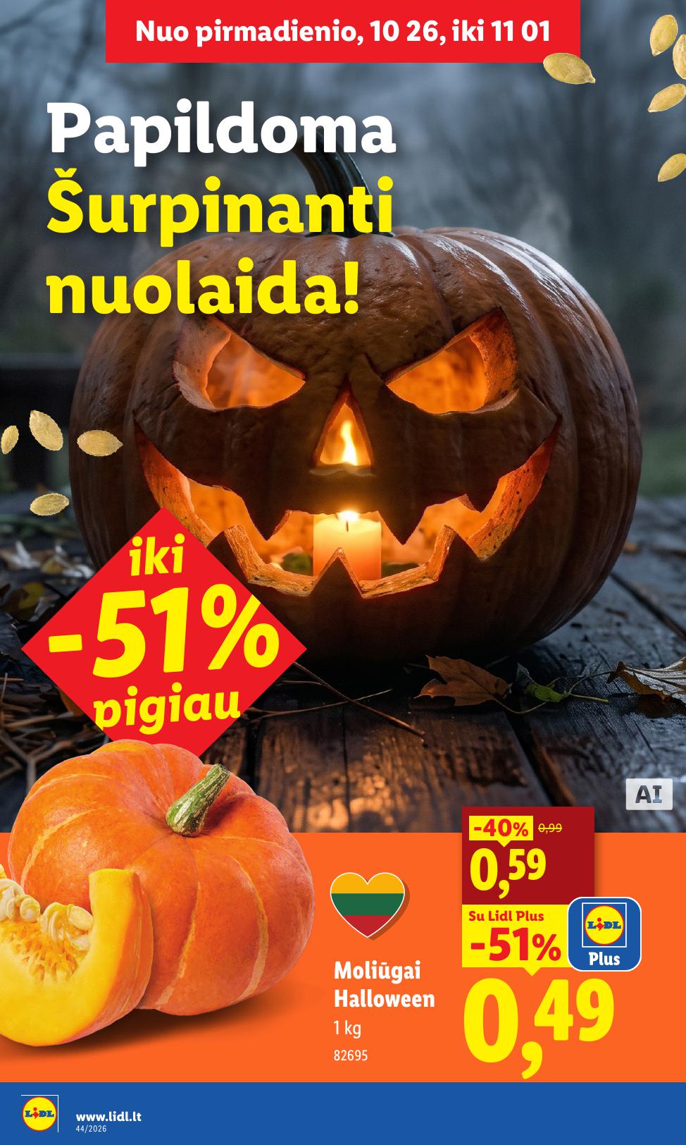 Naujas LIDL leidinys nuo 2026.10.26 iki 2026.11.01