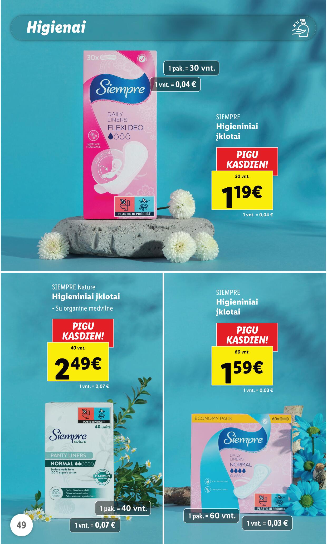 LIDL prekių katalogas "Grožio festivalis" galioja nuo 2023.05.01