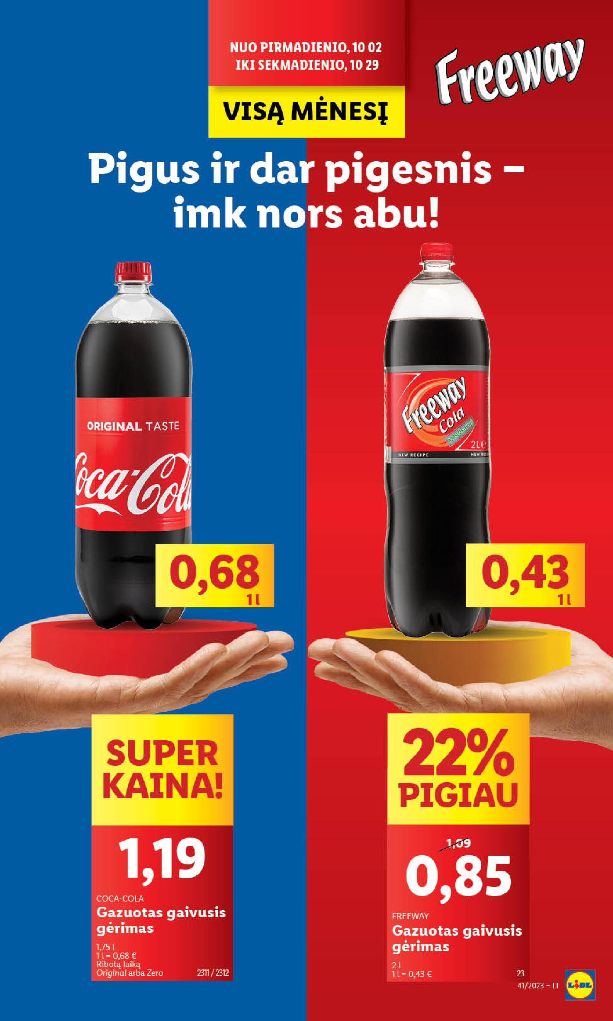 Naujausias LIDL kaininis katalogas 2023.10.09 - 2023.10.15