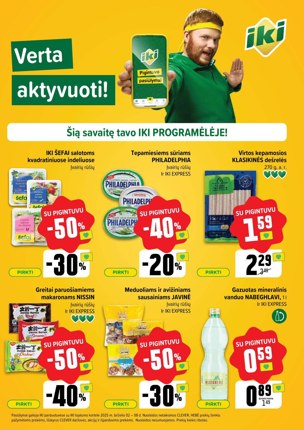 Naujausias IKI kaininis katalogas 2025.06.02 - 2025.06.08