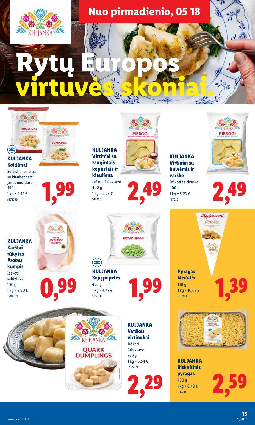 Naujausias LIDL kaininis katalogas 2026.05.18 - 2026.05.24