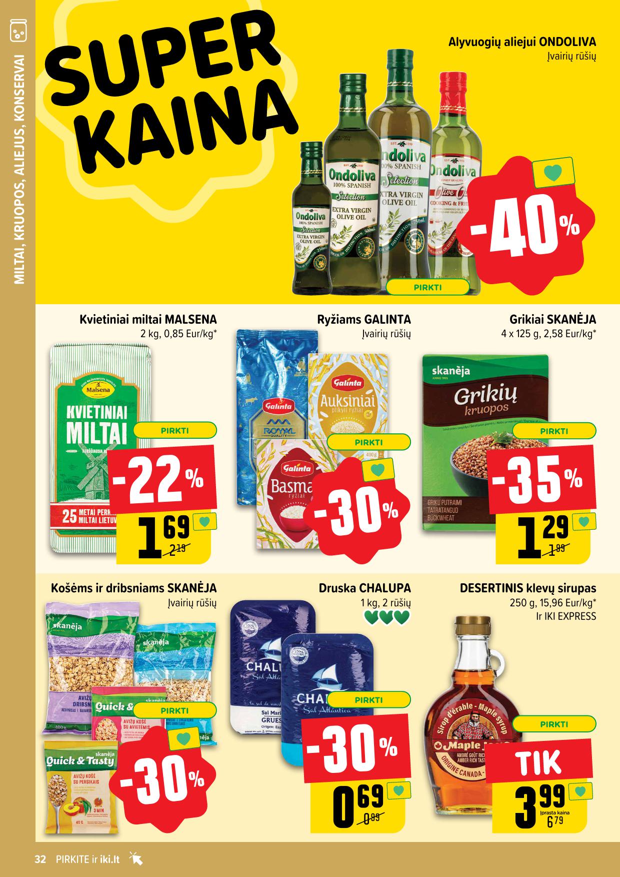 Naujausias IKI kaininis katalogas 2025.01.27 - 2025.02.02