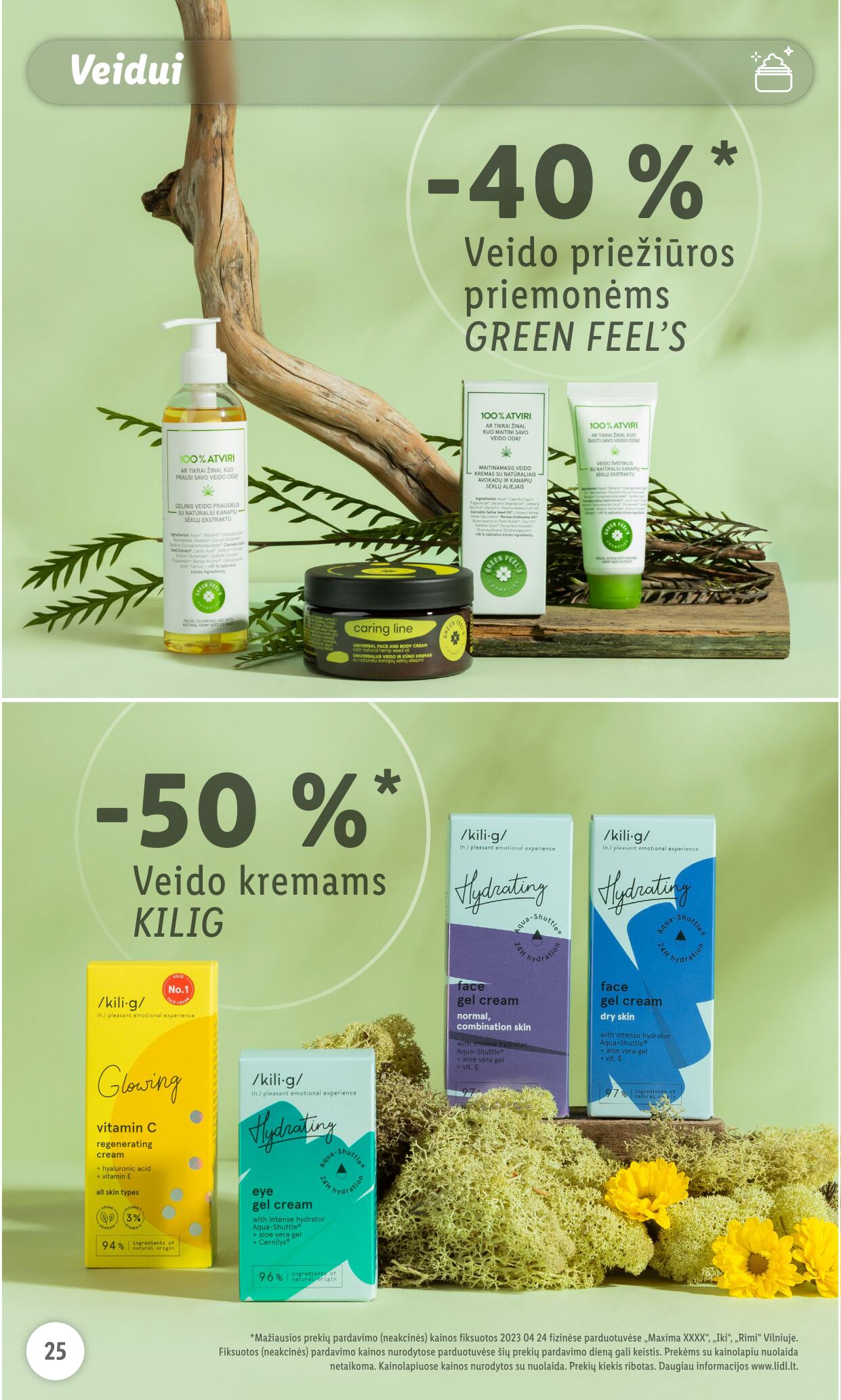 LIDL prekių katalogas "Grožio festivalis" galioja nuo 2023.05.01