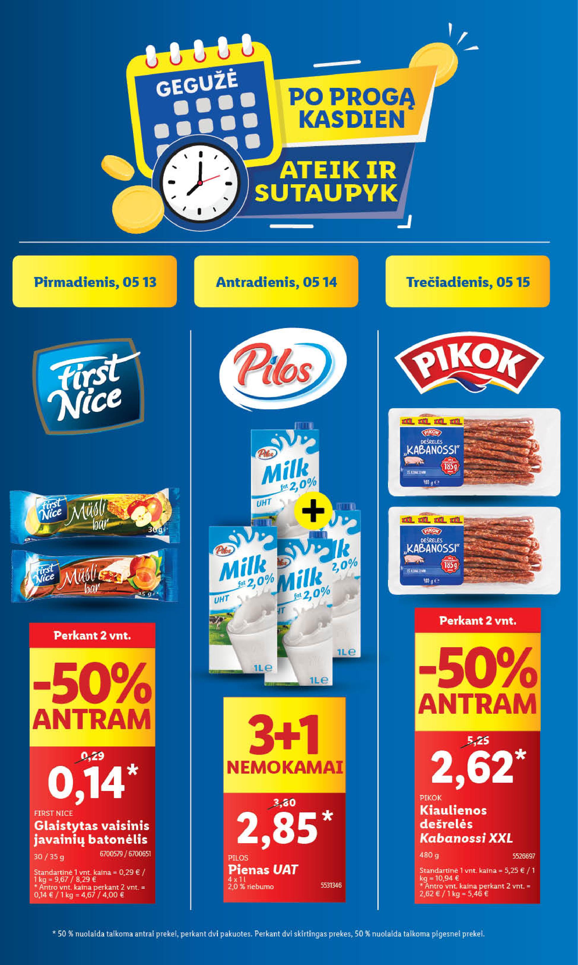Naujausias LIDL kaininis katalogas 2024.05.13 - 2024.05.19