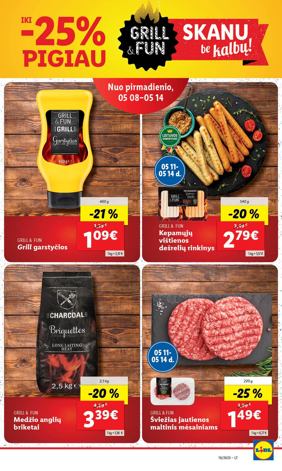 Naujausias LIDL kaininis katalogas 2023.05.08 - 2023.05.14