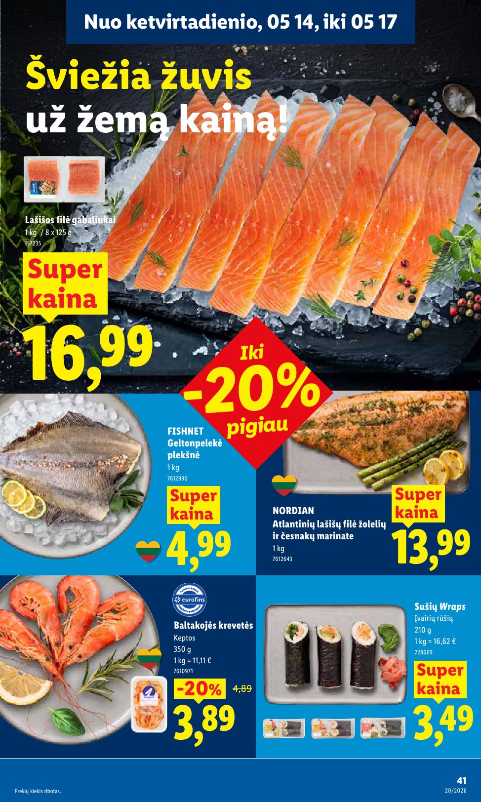LIDL akcijų ir nuolaidų leidinys 2026.05.11 - 2026.05.17