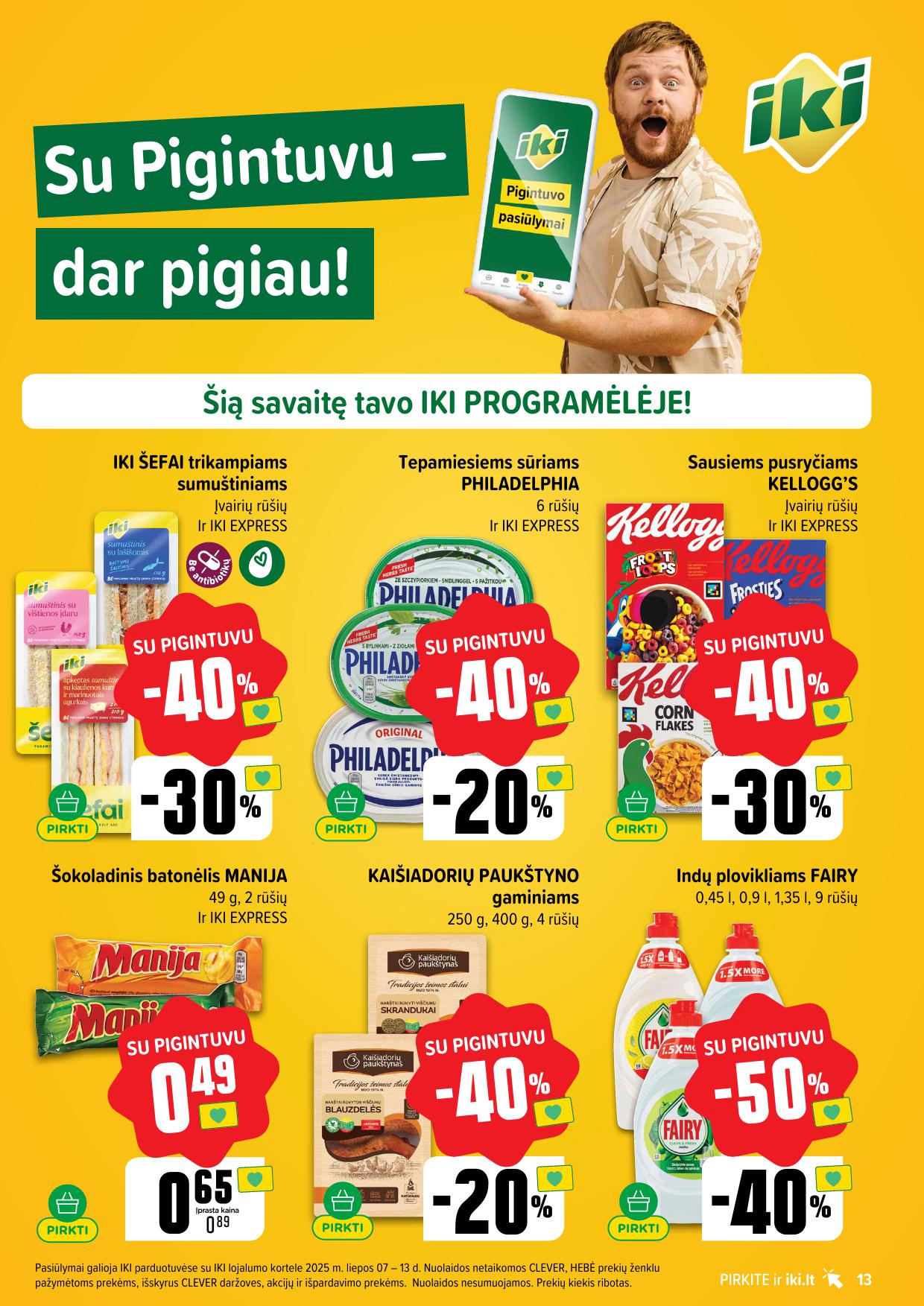 IKI SAVAITĖLĖ akcijų ir nuolaidų leidinys Nr.28 2025.07.07 - 2025.07.13