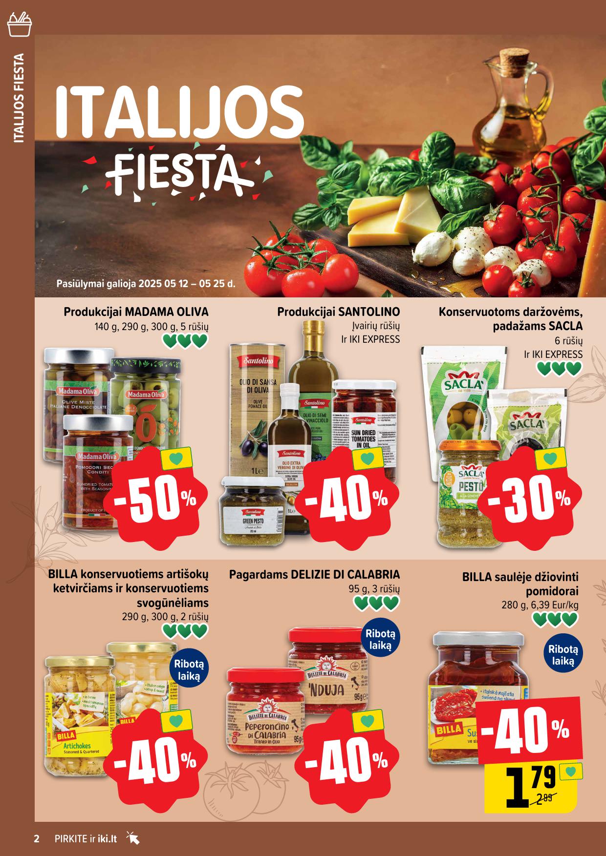 IKI katalogas "Italijos fiesta"