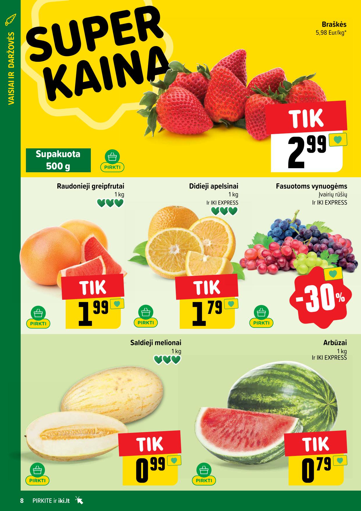 Naujausias IKI kaininis katalogas 2025.07.21 - 2025.07.27