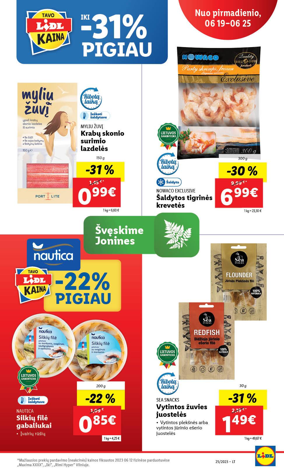 Naujausias LIDL kaininis katalogas 2023.06.19 - 2023.06.25