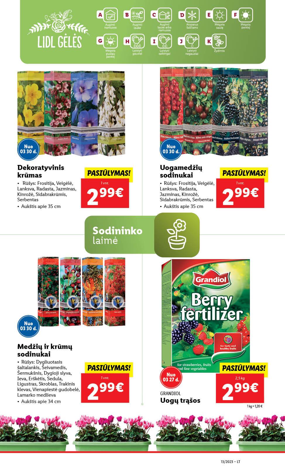 Naujausias LIDL kaininis katalogas 2023.03.16 - 2023.04.02