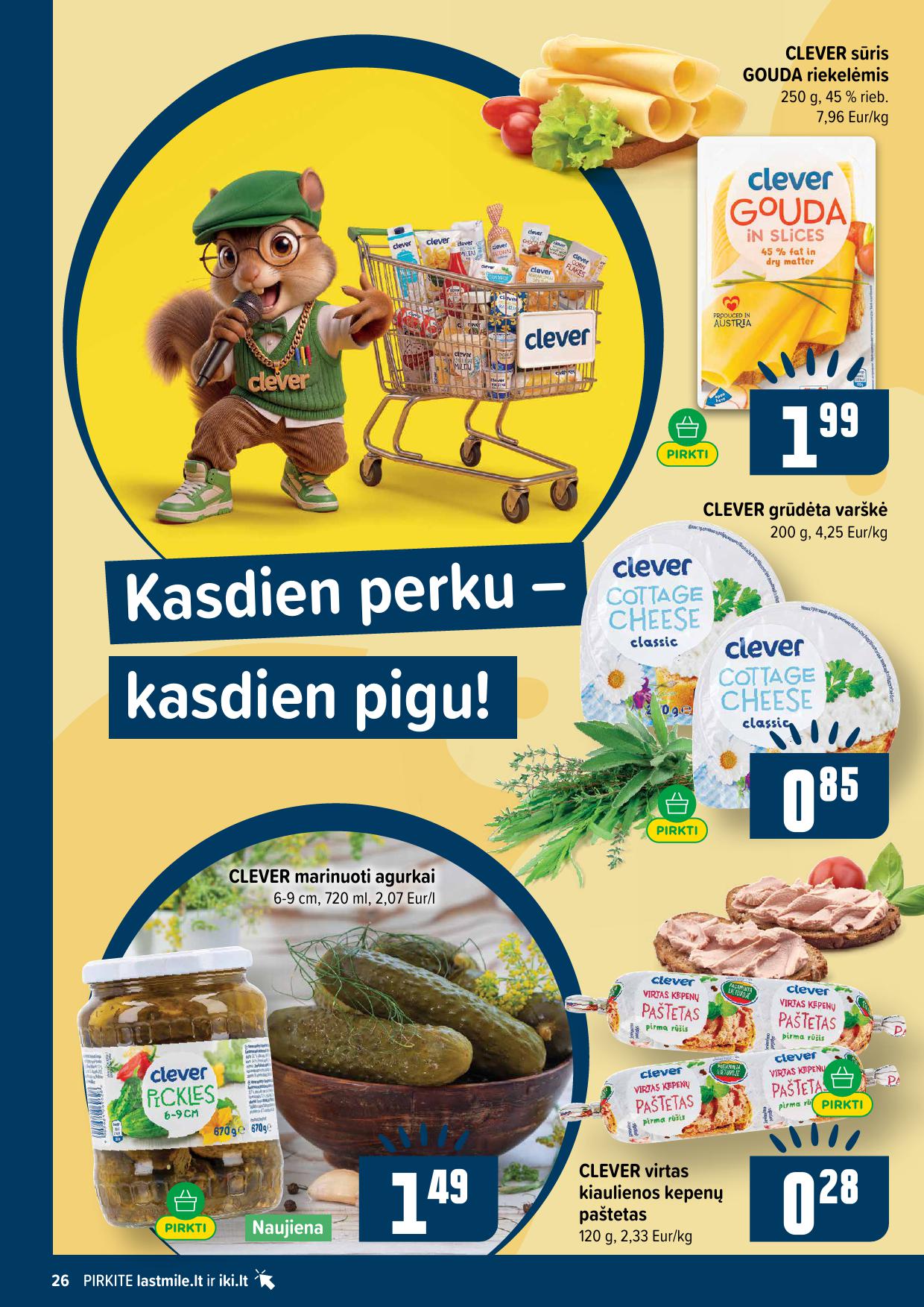 Naujausias IKI kaininis katalogas 2026.10.26 - 2026.11.01