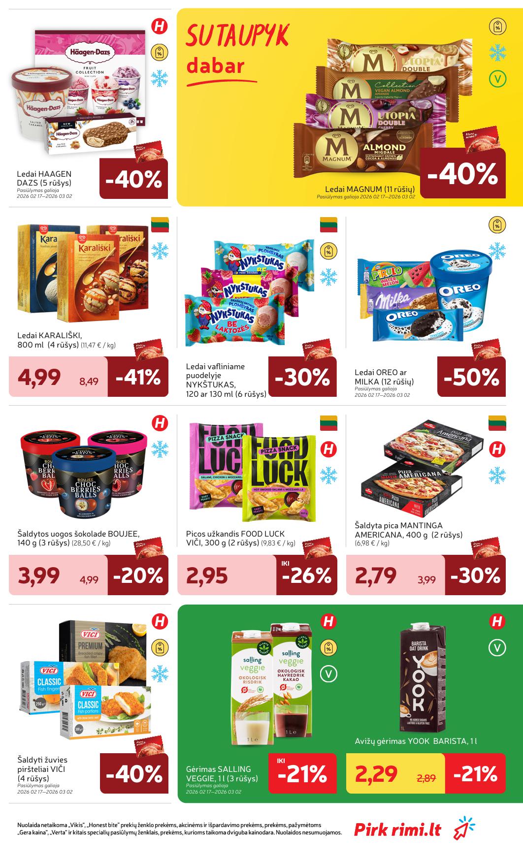 Naujausias RIMI kaininis katalogas 2026.02.24 - 2026.03.02