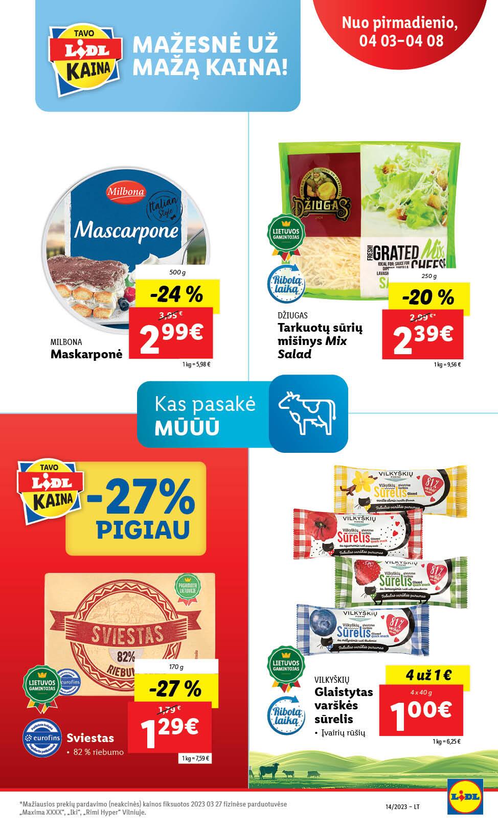 Naujausias LIDL kaininis katalogas 2023.04.03 - 2023.04.09