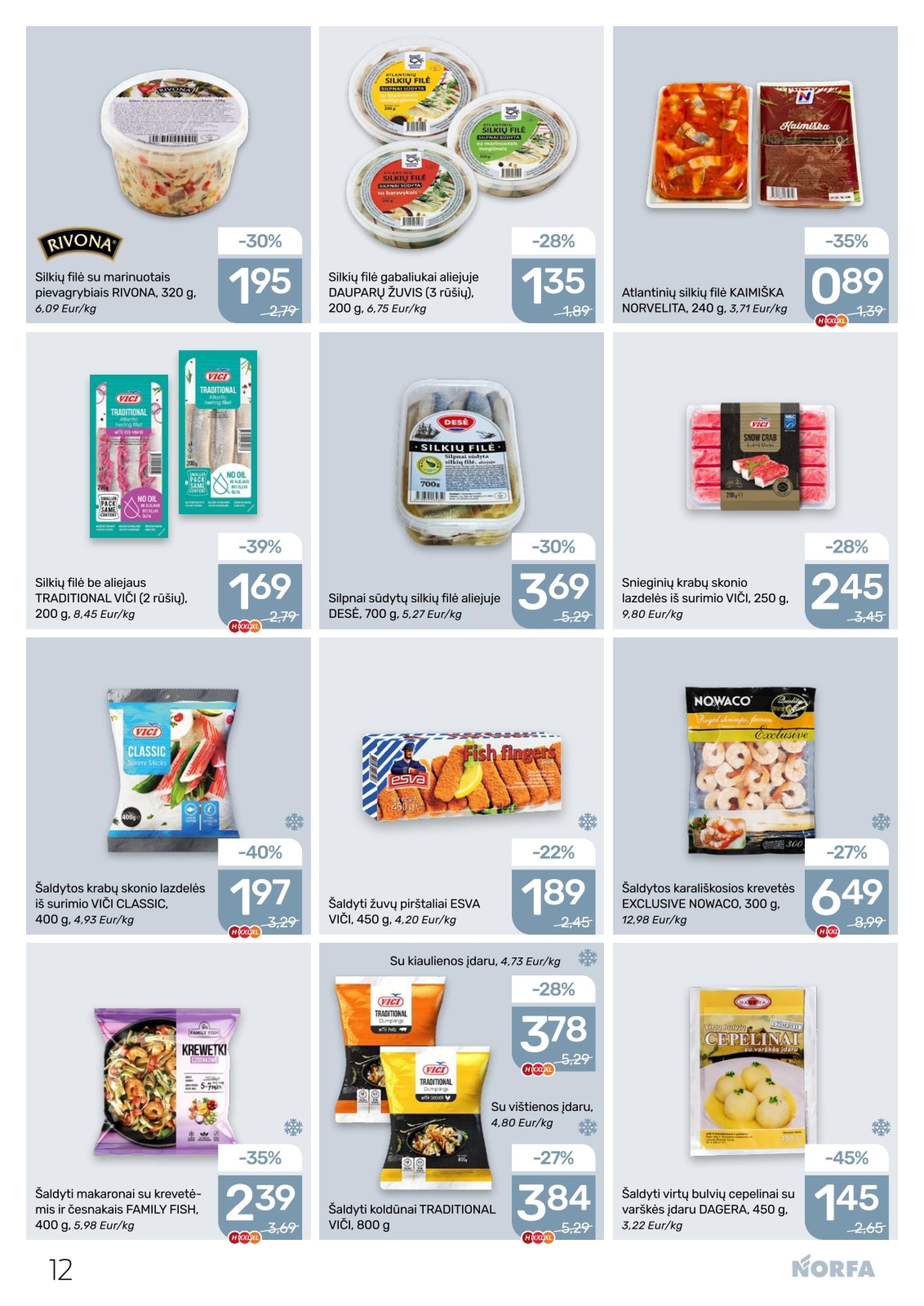 Naujausias NORFA kaininis katalogas 2026.04.30 - 2026.05.13