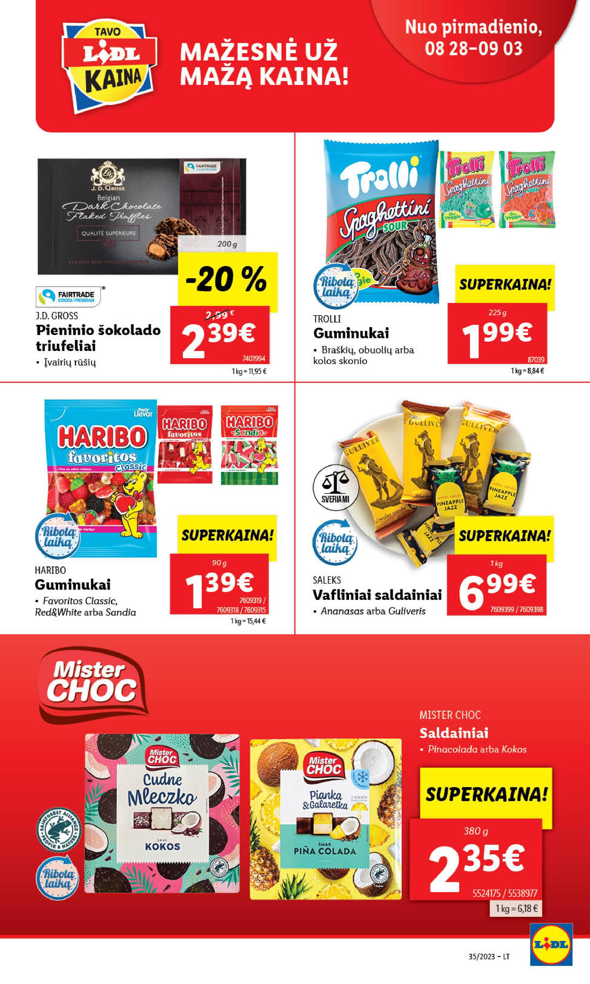 Naujausias LIDL kaininis katalogas 2023.08.28 - 2023.09.03