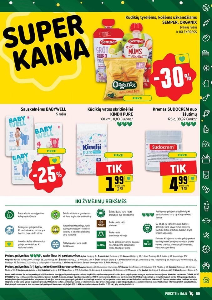 Naujausias IKI kaininis katalogas 2024.12.30 - 2025.01.05