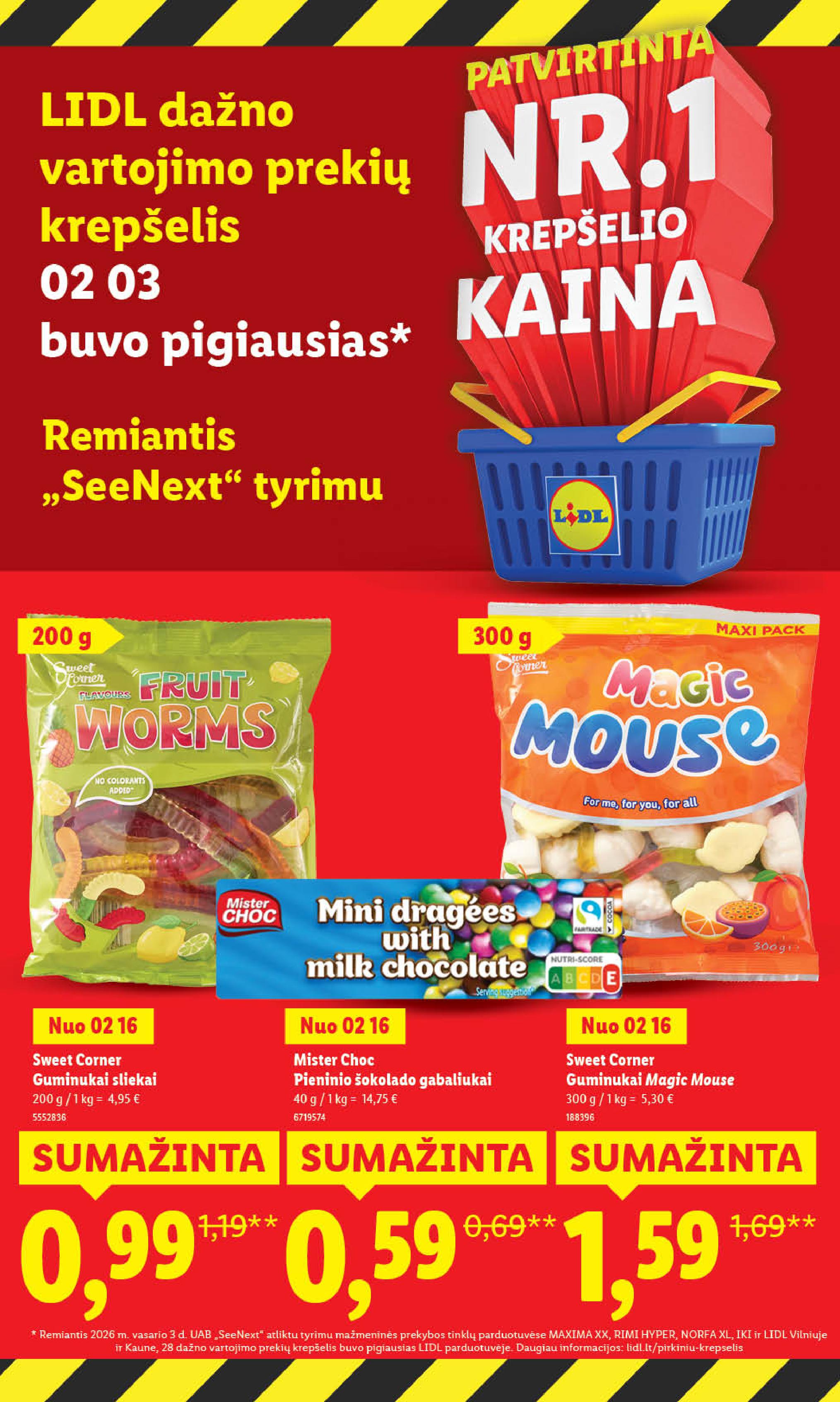 Naujausias LIDL kaininis katalogas 2026.02.16 - 2026.02.22