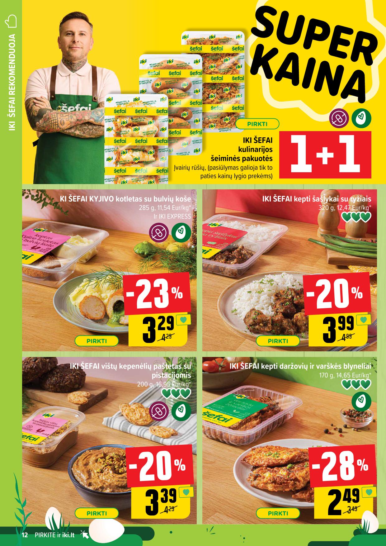 IKI SAVAITĖLĖ akcijų ir nuolaidų leidinys Nr.15 2025.04.07 - 2025.04.13