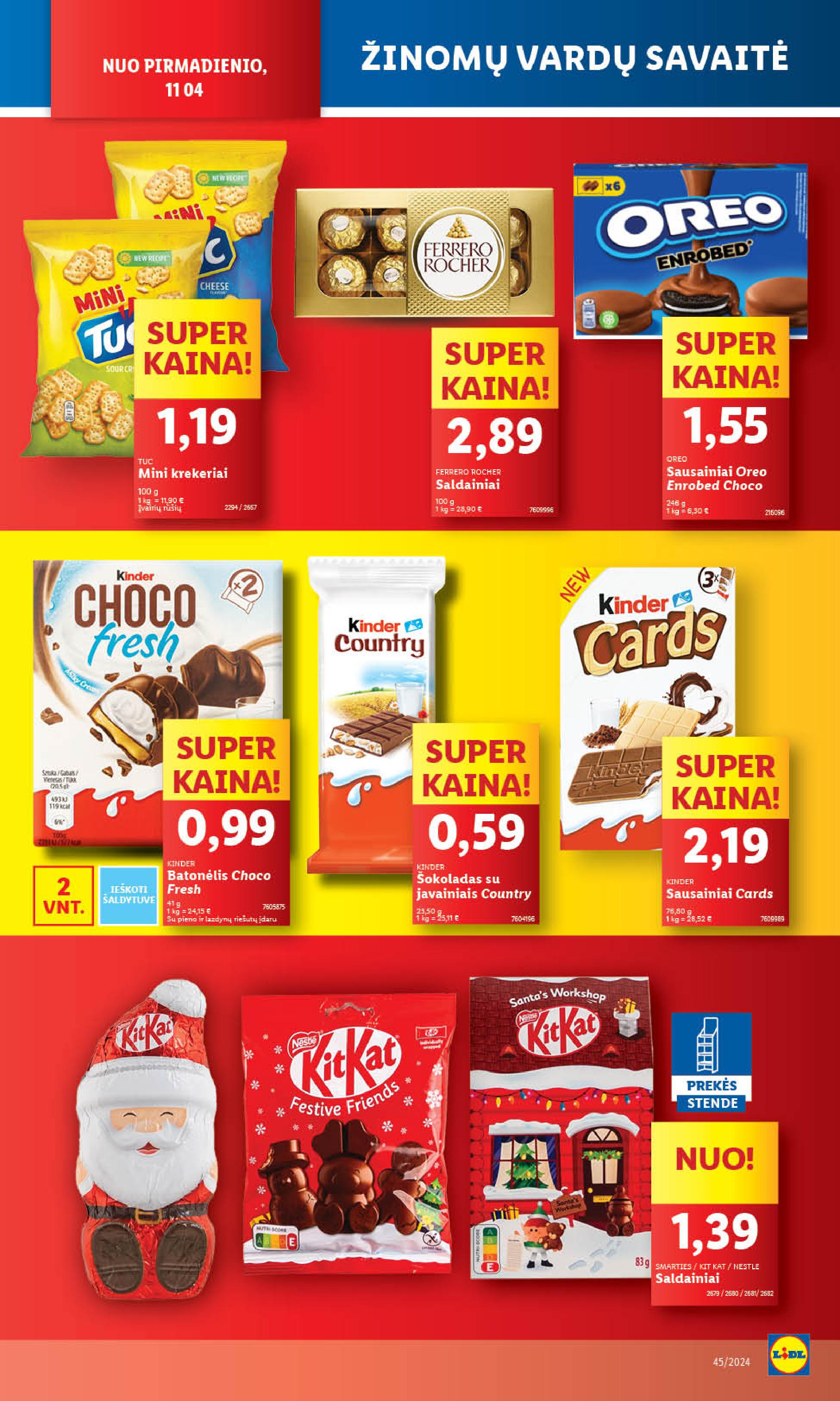 Naujausias LIDL kaininis katalogas 2024.11.04 - 2024.11.10