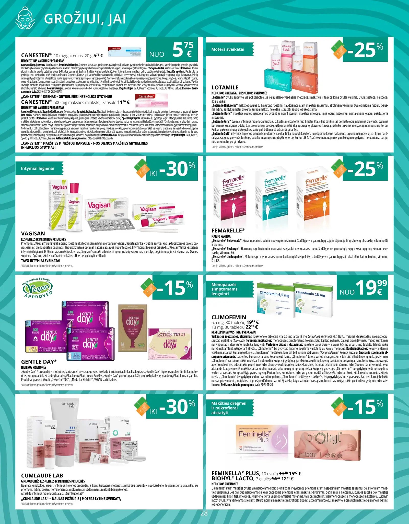 Naujas GINTARINĖS vaistinės leidinys nuo 2026.04.01 iki 2026.04.30