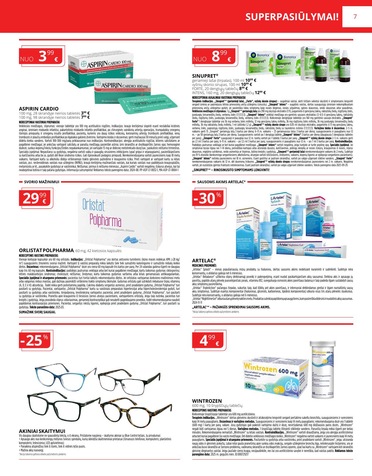 NORFOS vaistinės akcijų ir nuolaidų leidinys 2026.03.01 - 2026.03.31
