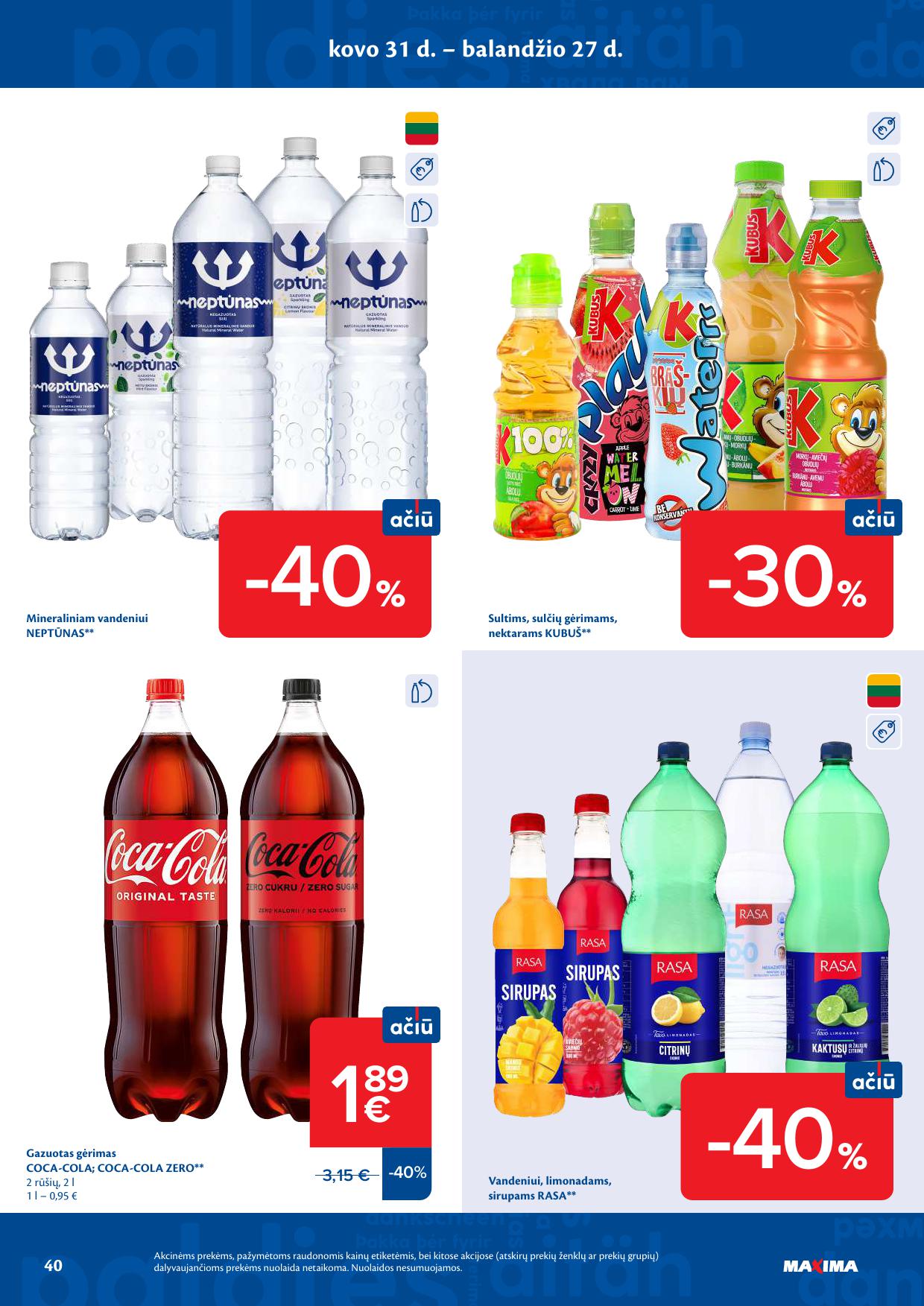 MAXIMA akcijų ir nuolaidų leidinys Nr.17 2026.04.21 - 2026.04.27