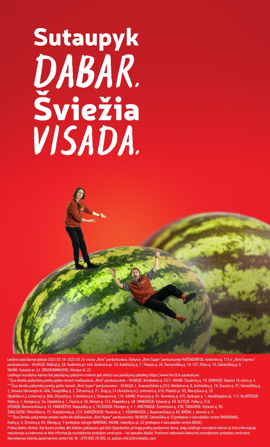 Naujausias RIMI kaininis katalogas 2025.03.18 - 2025.03.24