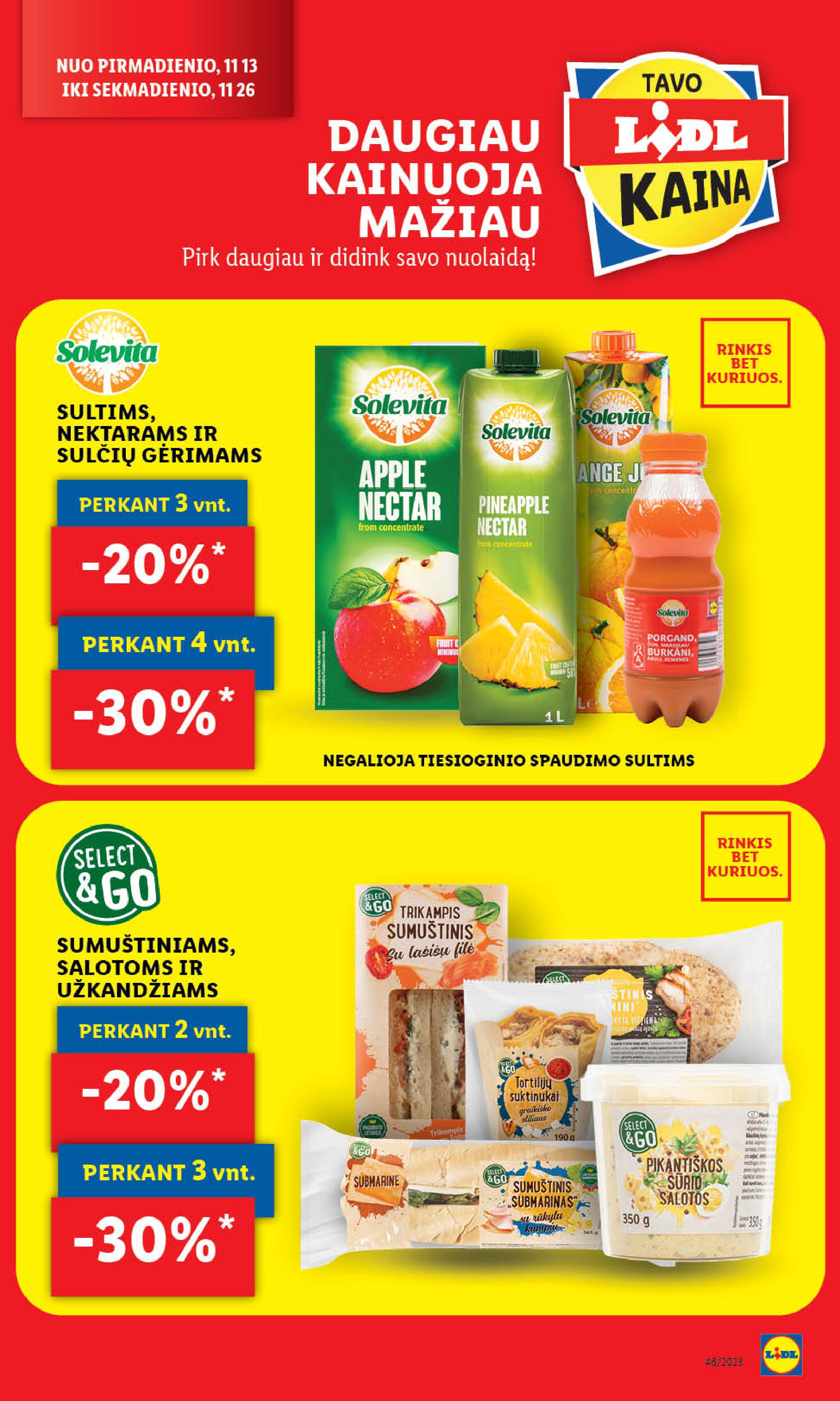 Naujausias LIDL kaininis katalogas 2023.11.13 - 2023.11.19