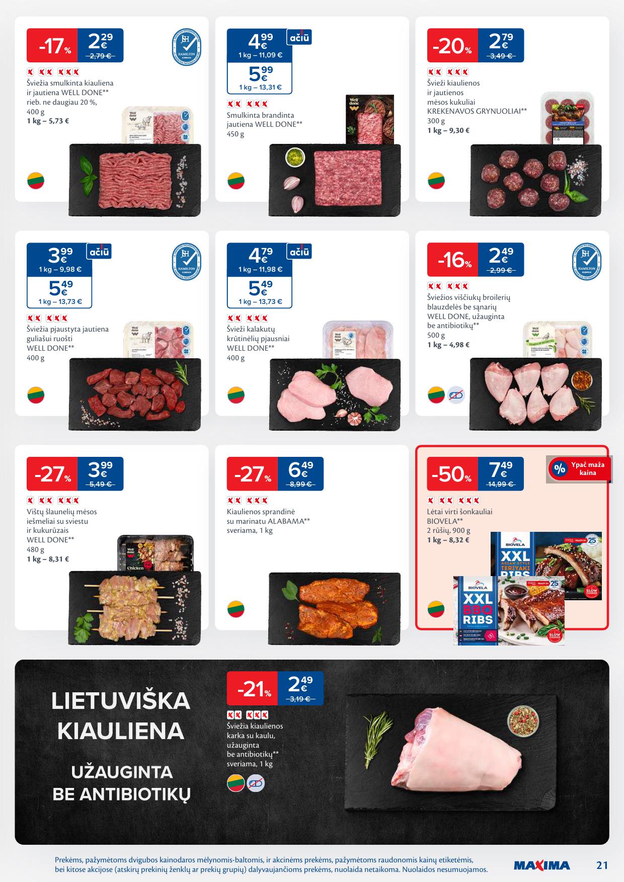 Naujausias MAXIMA kaininis katalogas 2026.01.13 - 2026.01.19