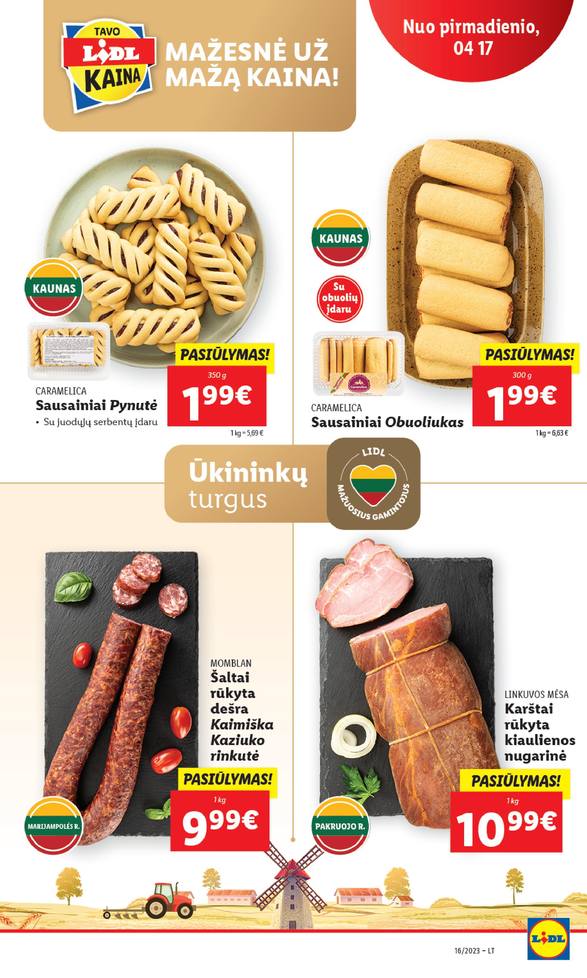 Naujausias LIDL kaininis katalogas 2023.04.17 - 2023.04.23