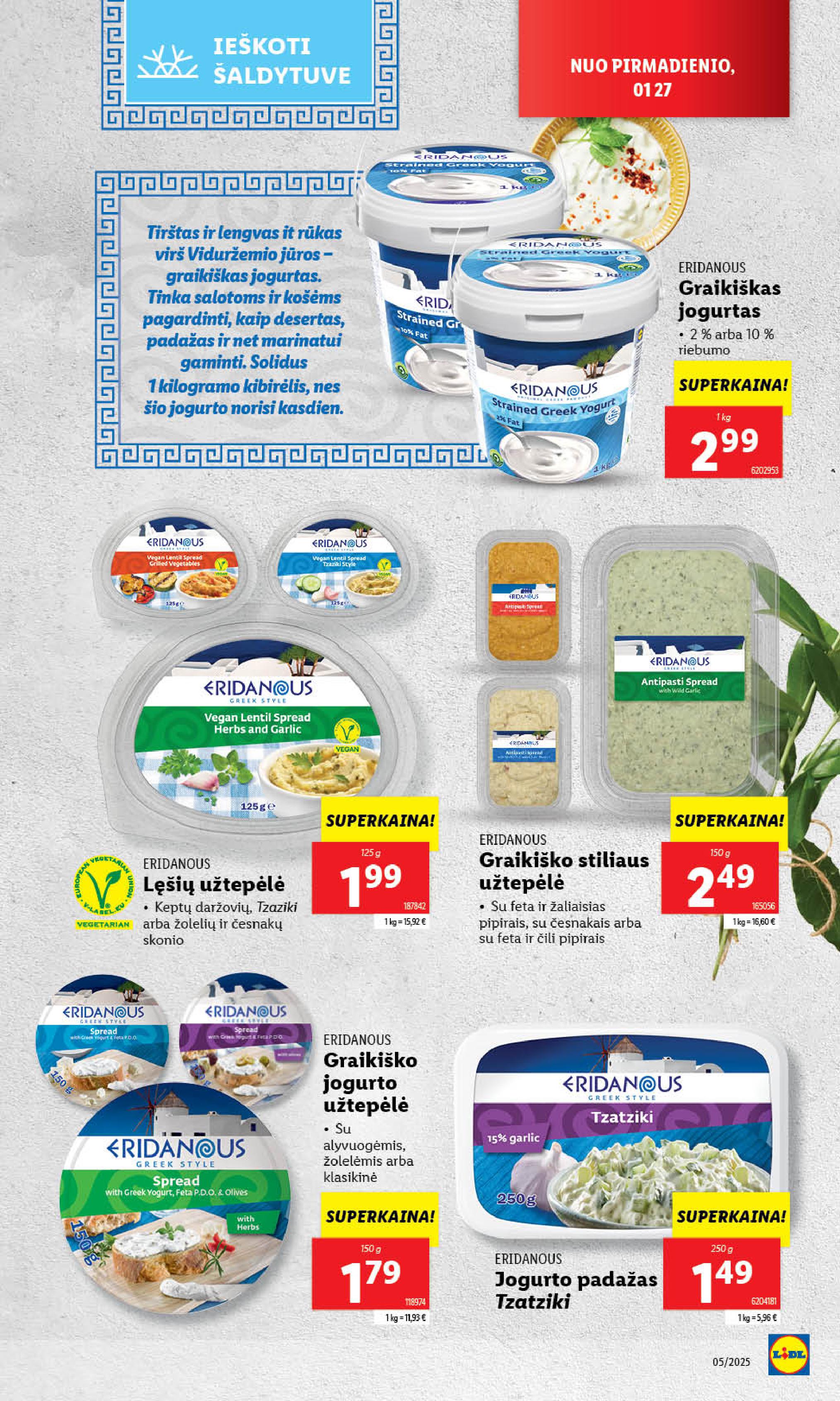 Naujausias LIDL kaininis katalogas 2025.01.27 - 2025.02.02