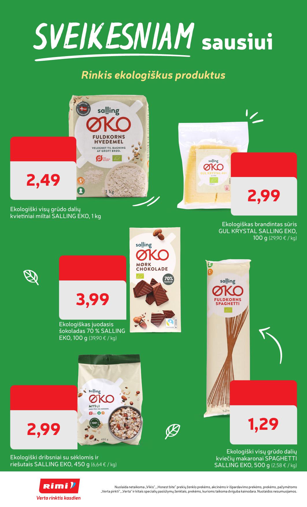 Naujausias RIMI kaininis katalogas 2026.01.06 - 2026.01.12