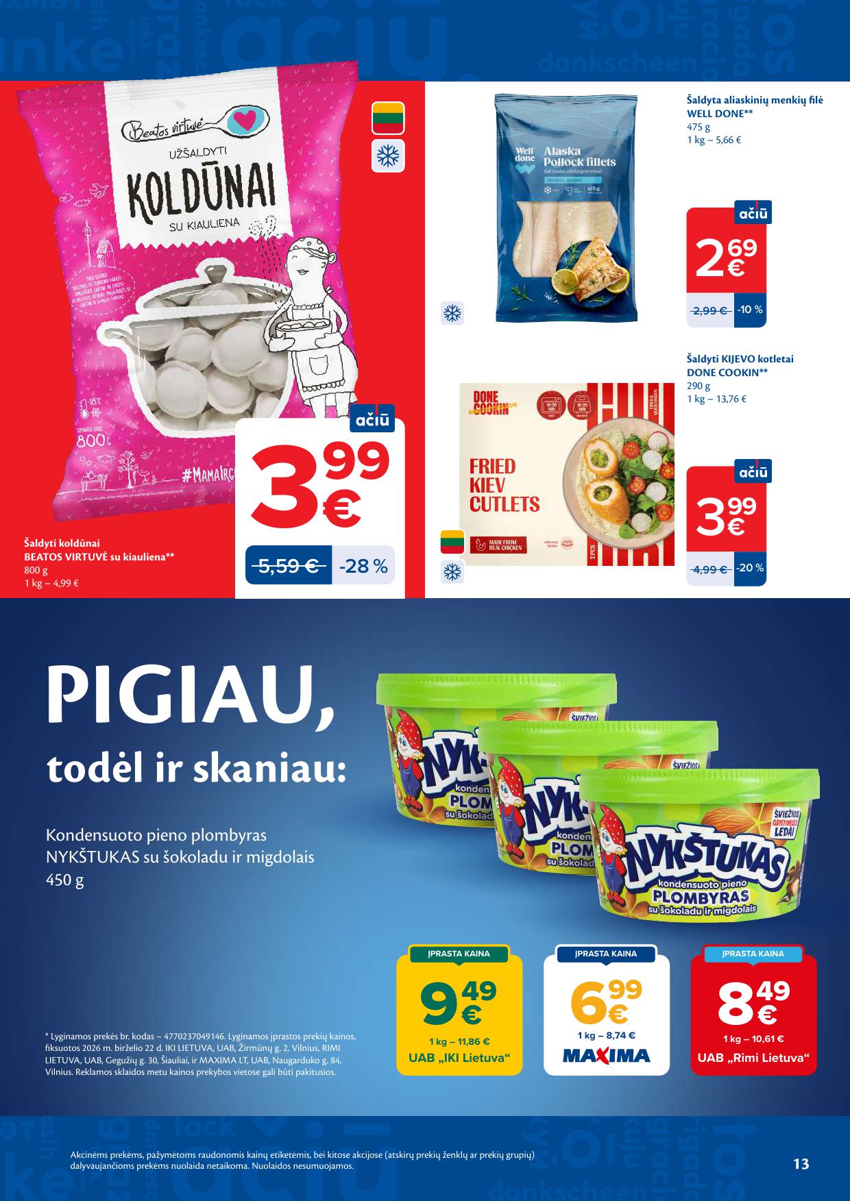 Naujausias MAXIMA kaininis katalogas 2026.06.30 - 2026.07.06
