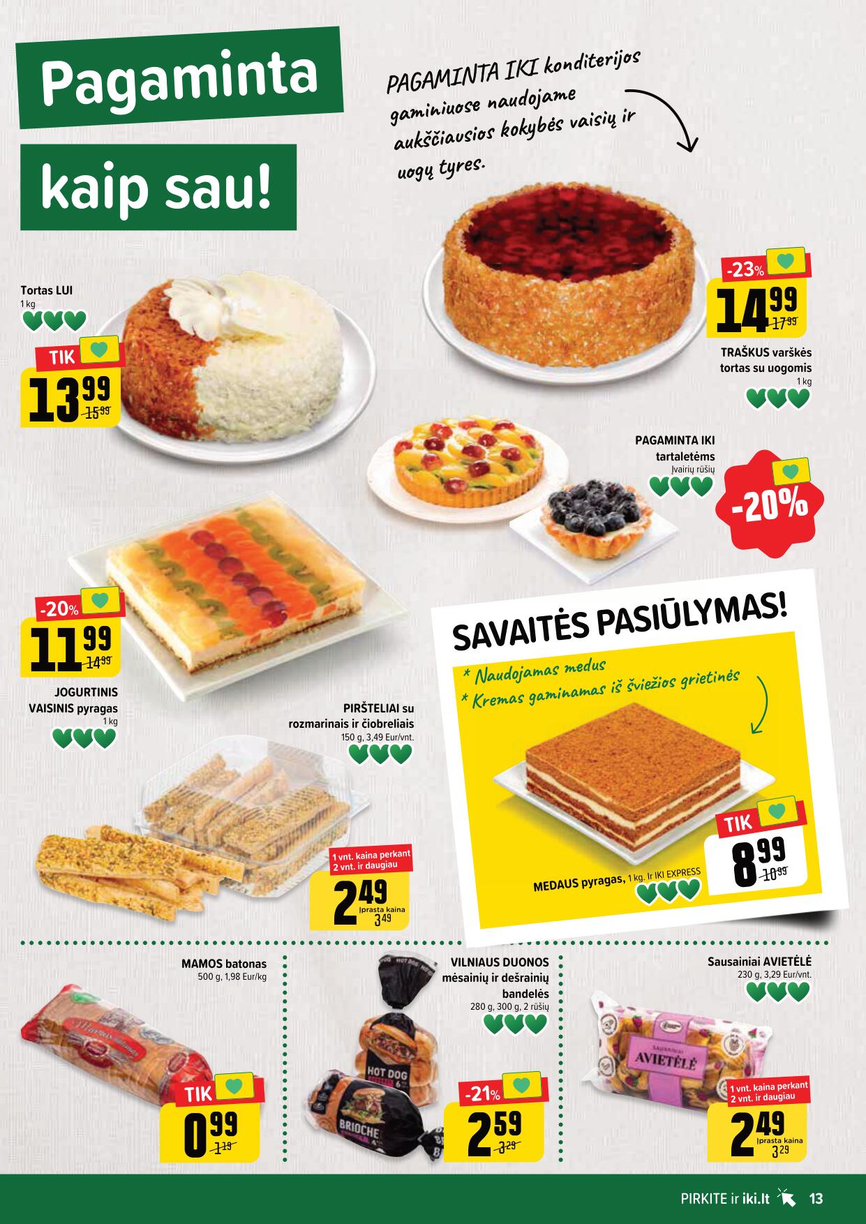 Naujausias IKI kaininis katalogas 2023.09.25 - 2023.10.01