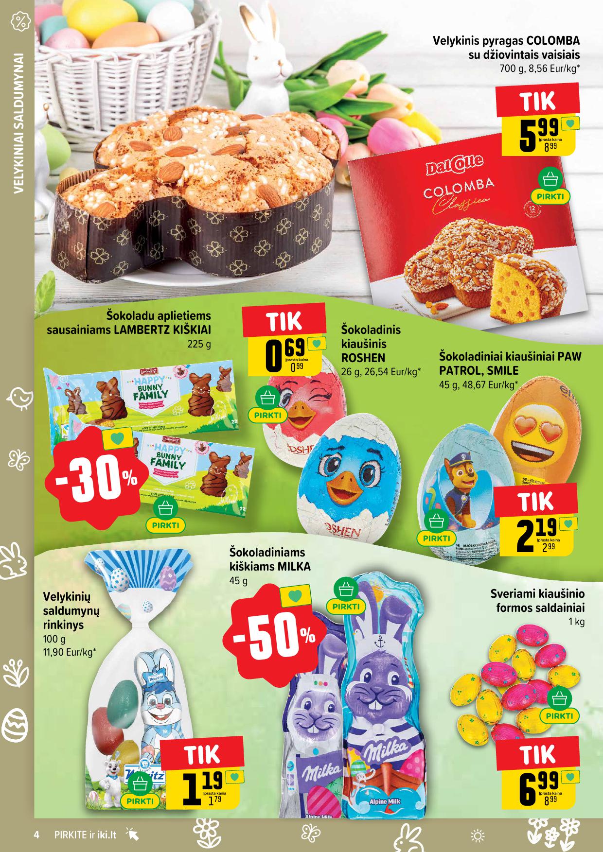 Naujausias IKI kaininis katalogas 2026.03.16 - 2026.03.22