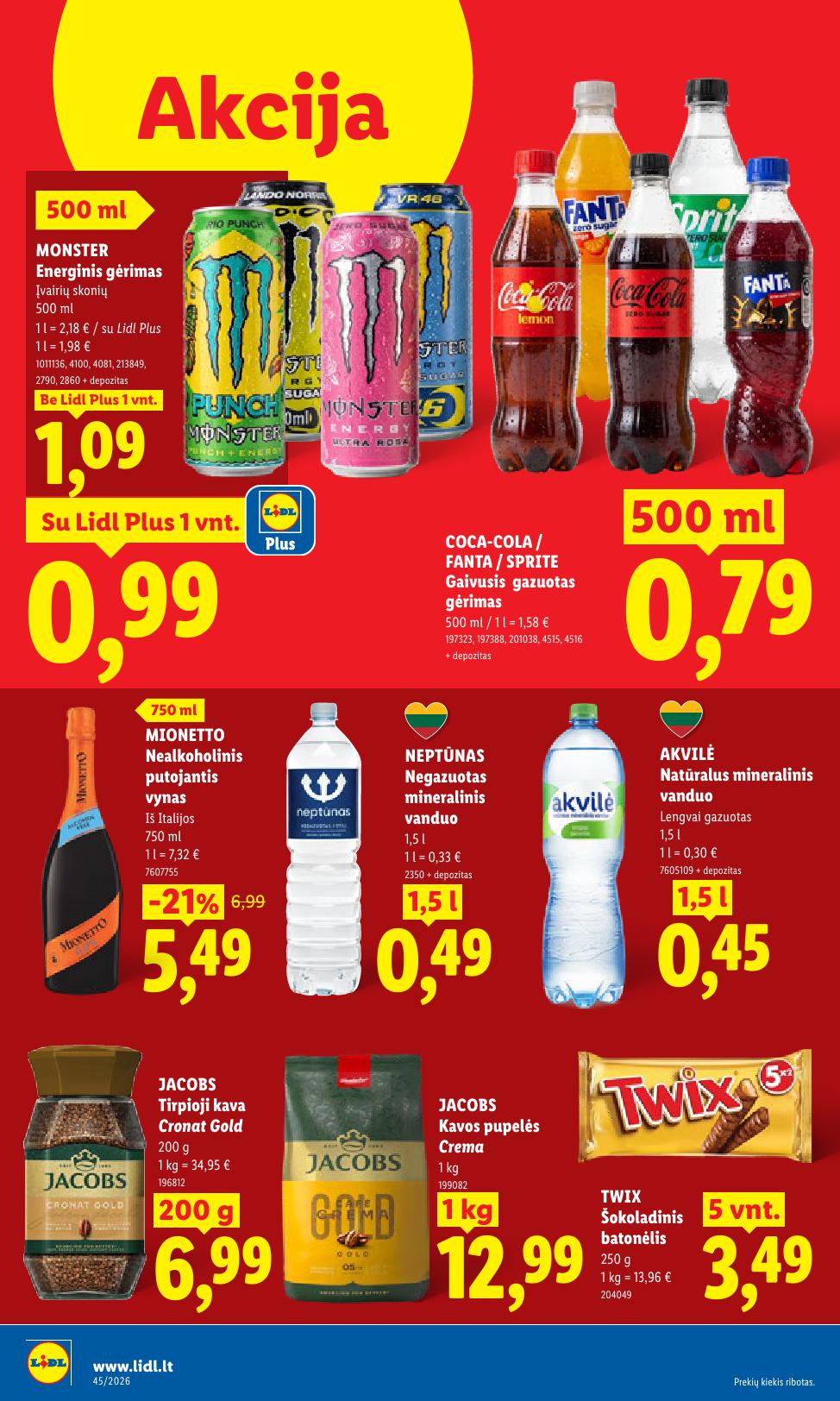 Naujausias LIDL kaininis katalogas 2026.11.02 - 2026.11.08