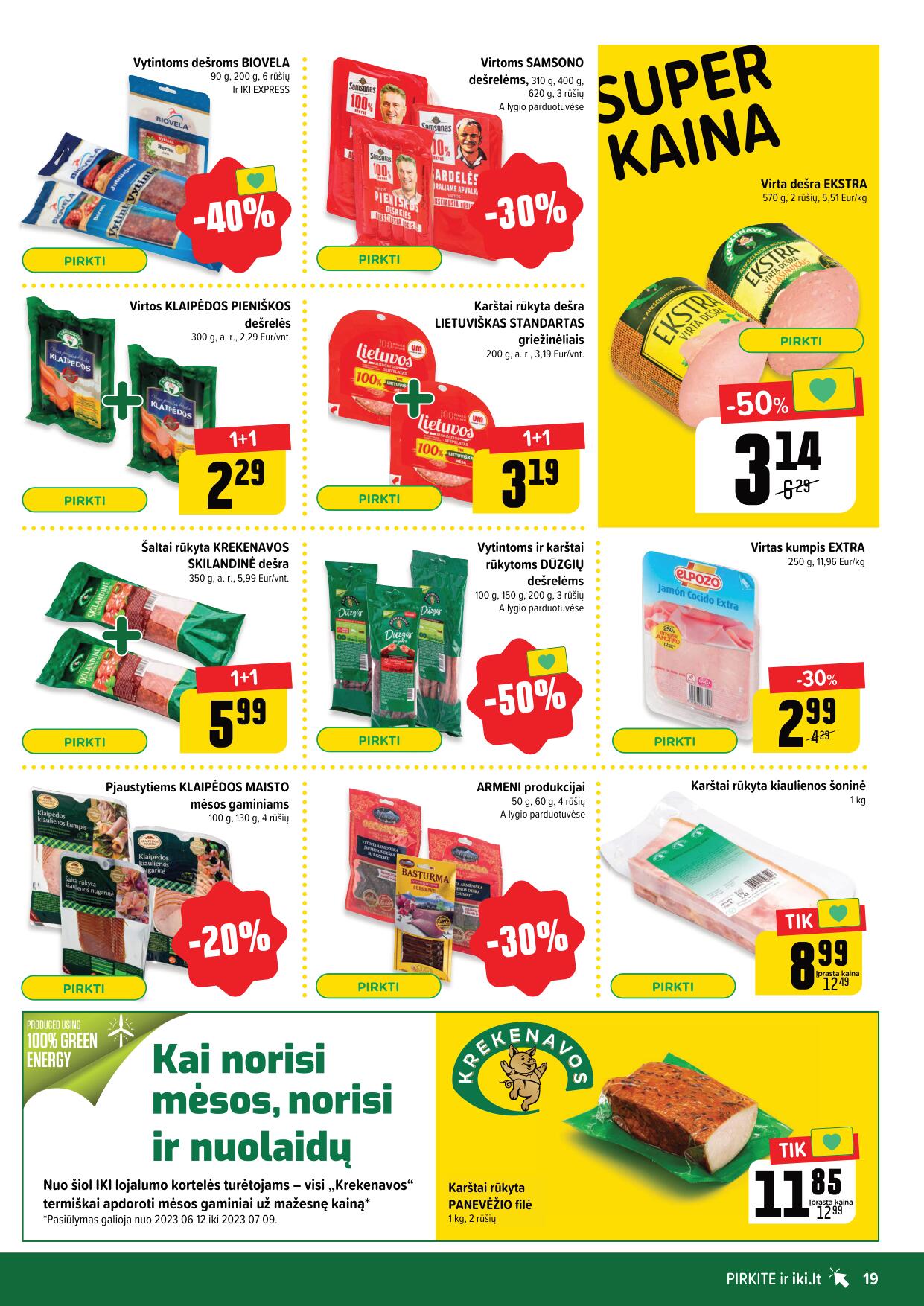 Naujausias IKI kaininis katalogas 2023.06.12 - 2023.06.18