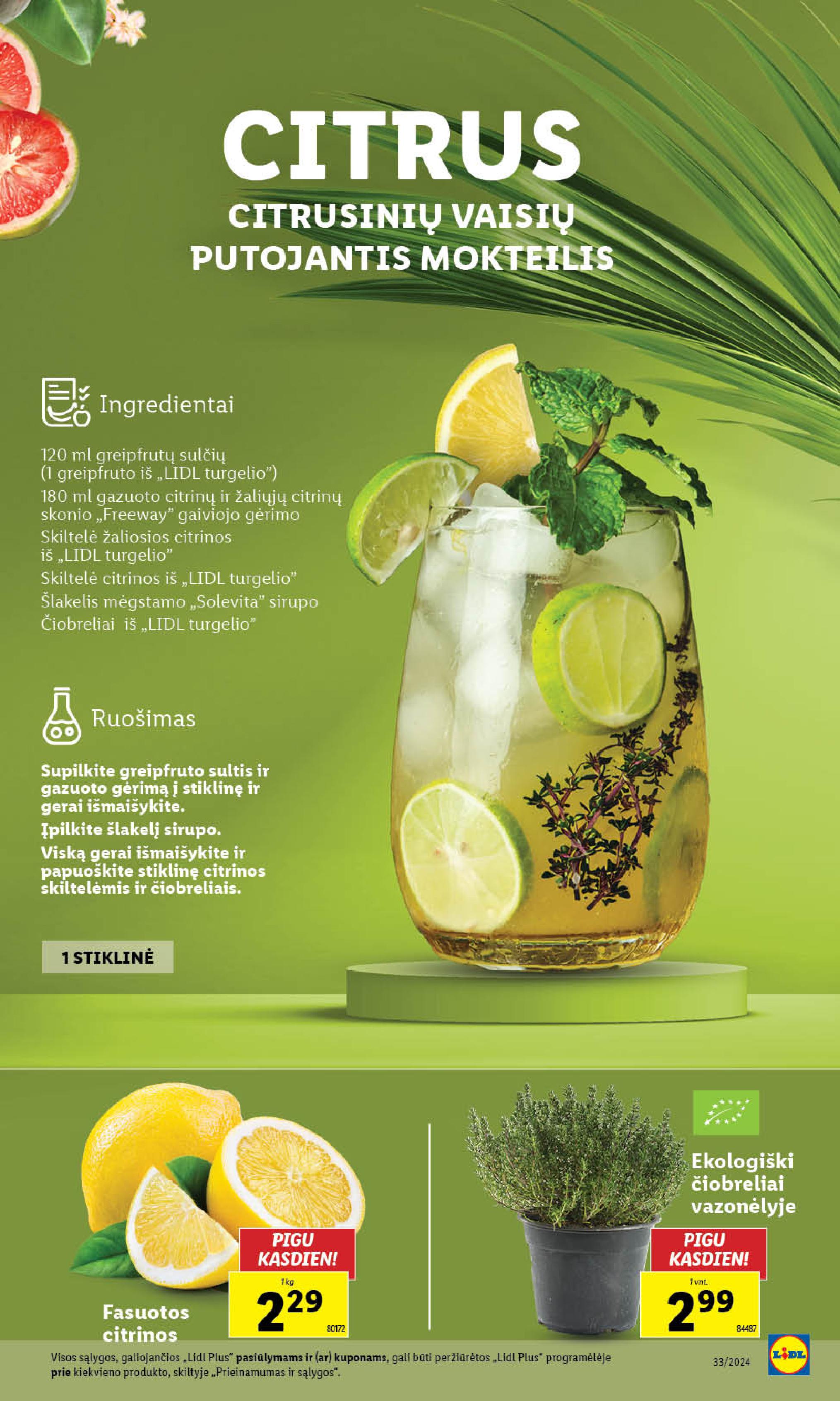 Naujausias LIDL kaininis katalogas 2024.08.12 - 2024.08.18