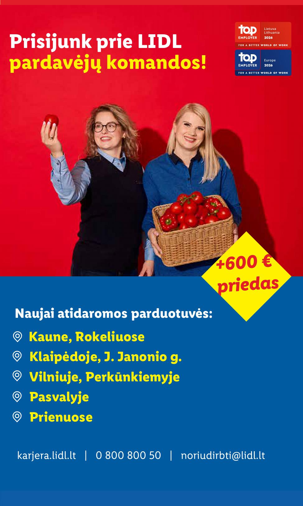 LIDL ne maisto prekių leidinys 2026.07.20 - 2026.07.26