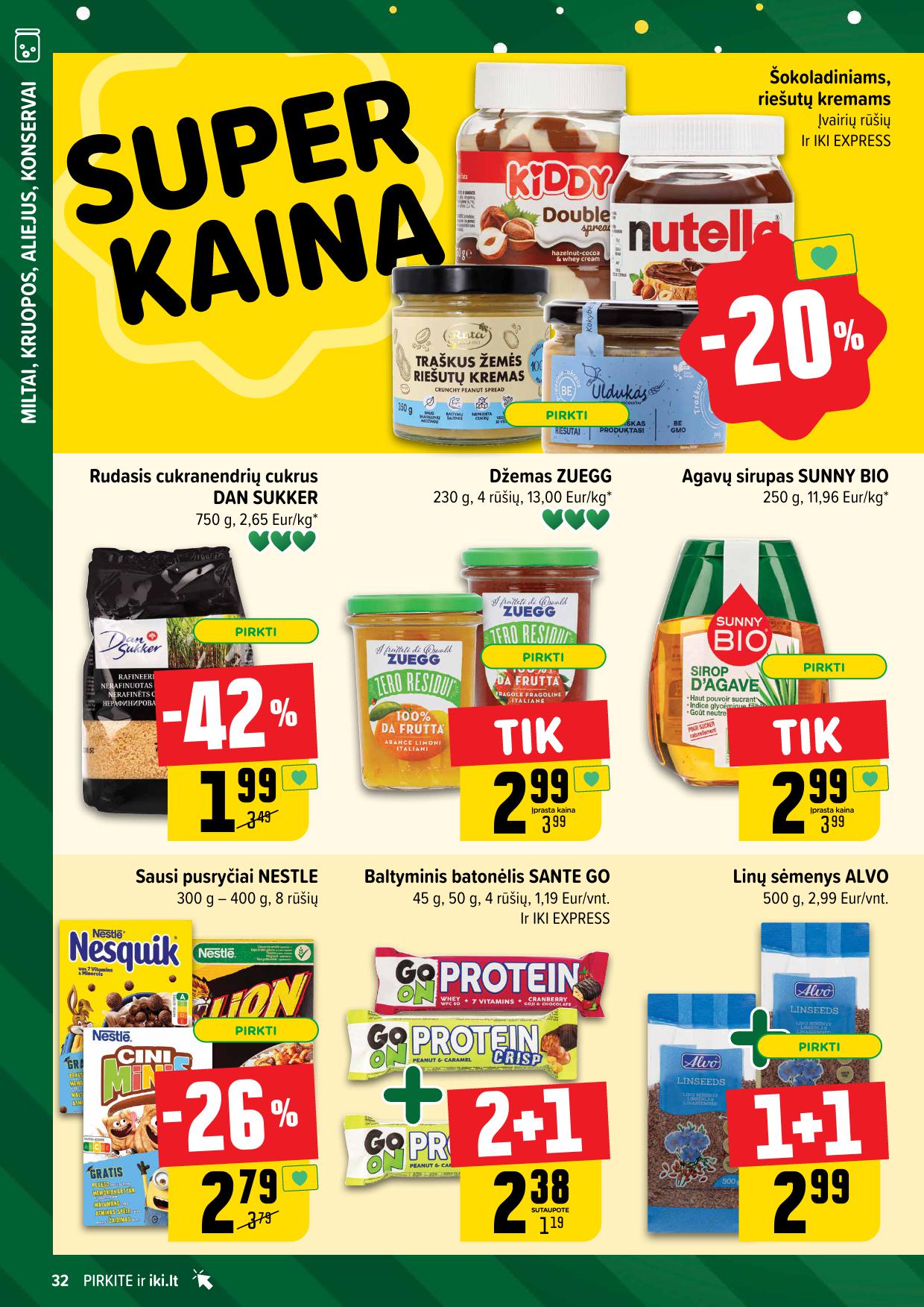 Naujausias IKI kaininis katalogas 2024.11.25 - 2024.12.01