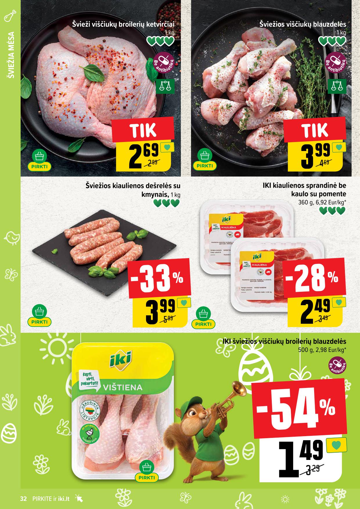 Naujausias IKI kaininis katalogas 2026.03.16 - 2026.03.22