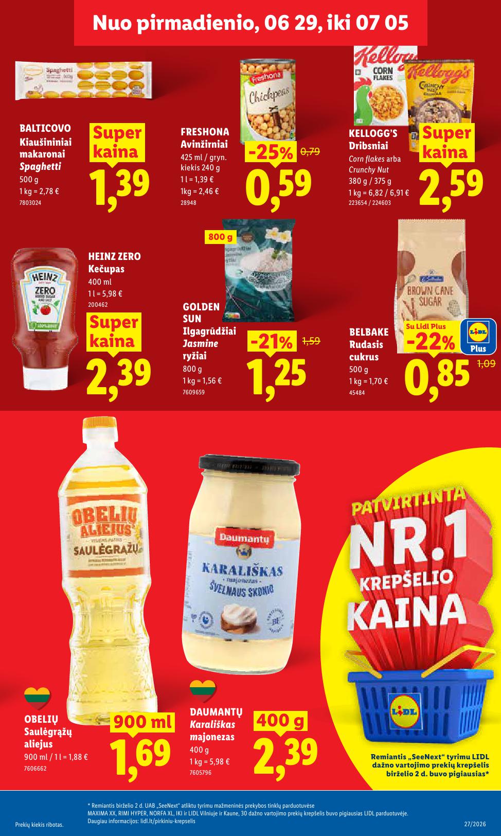 Naujausias LIDL kaininis katalogas 2026.06.29 - 2026.07.05
