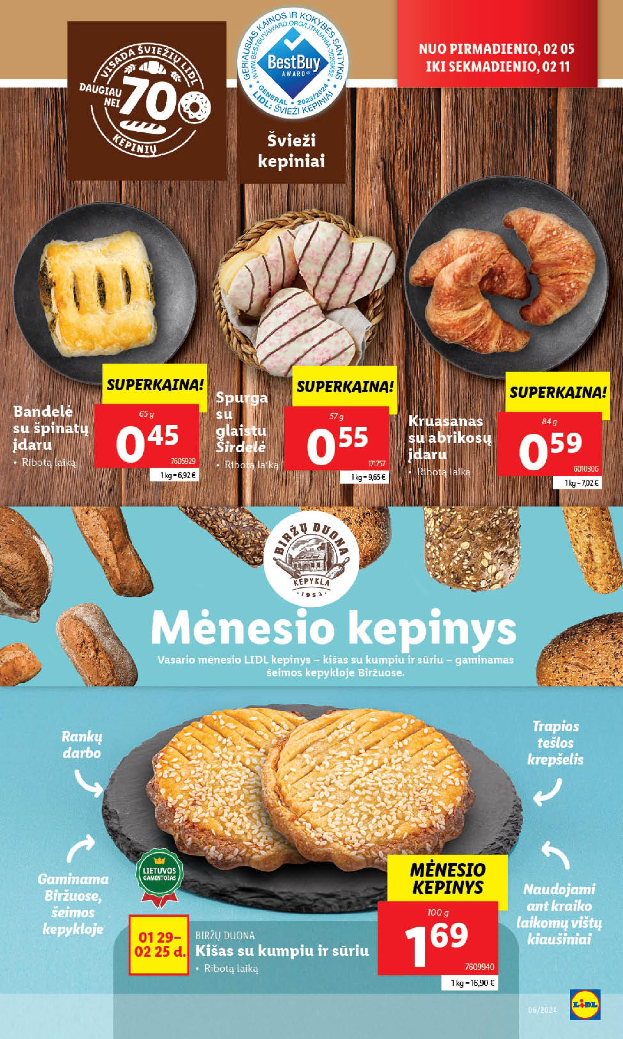 Naujausias LIDL kaininis katalogas 2024.02.05 - 2024.02.11