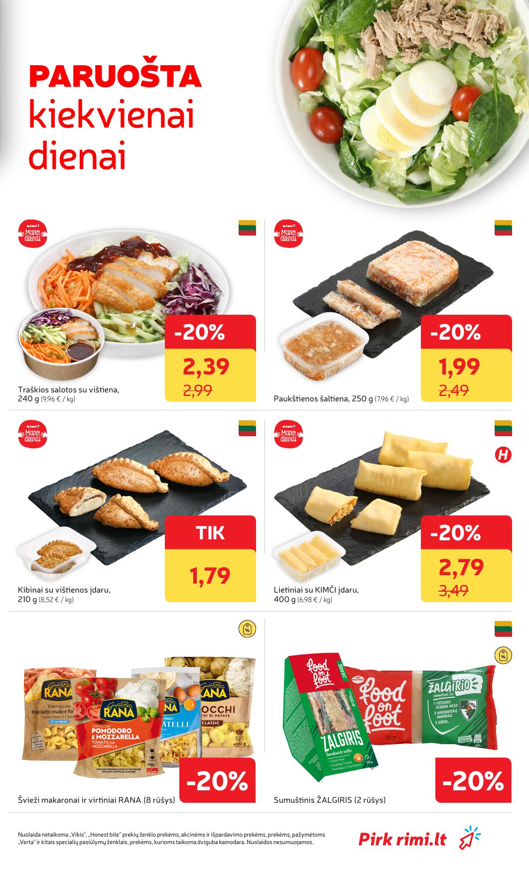 Naujausias RIMI kaininis katalogas 2026.04.14 - 2026.04.20