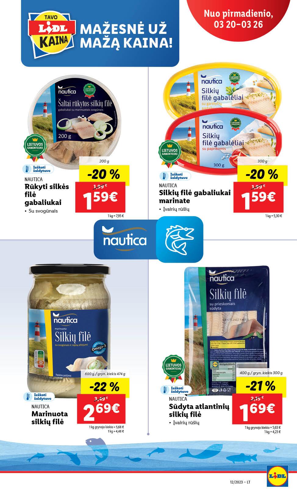 LIDL akcijų ir nuolaidų leidinys 2023.03.20 - 2023.03.26