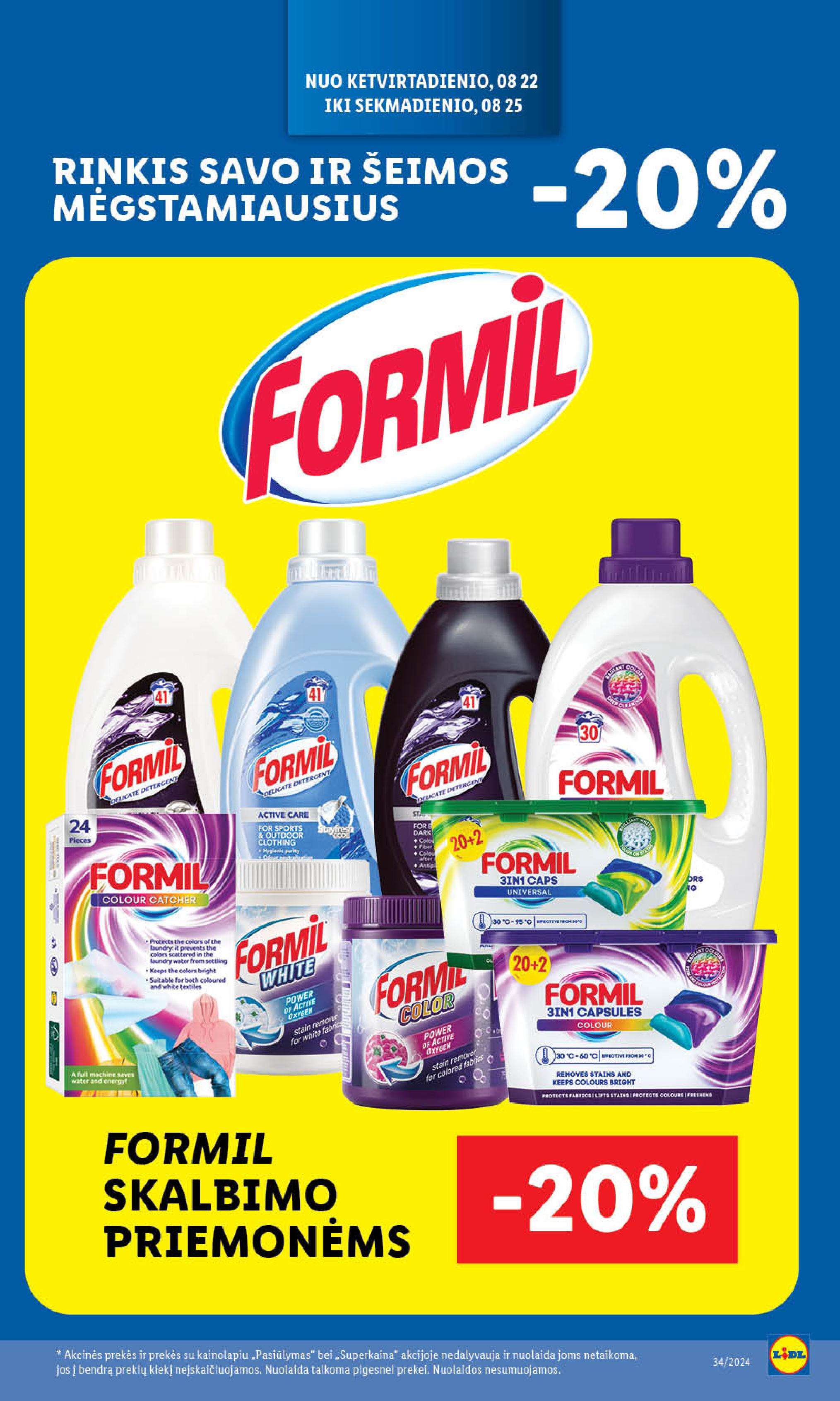 Naujausias LIDL kaininis katalogas 2024.08.19 - 2024.08.25